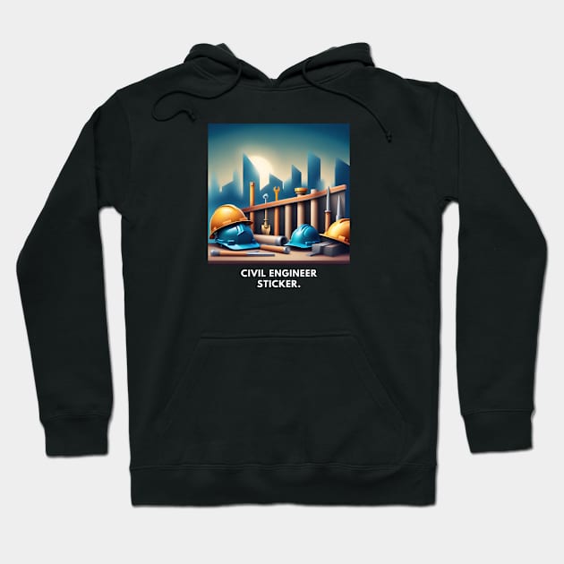 Civil engineer Hoodie by BlackMeme94